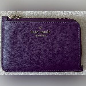 Kate Spade Purple L Zip Wallet